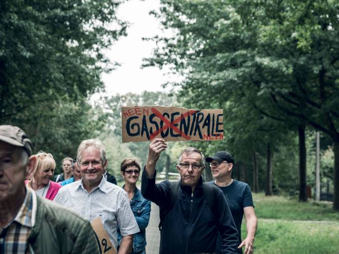 Bezorgde Looienaars wandelen uit protest tegen grootste gascentrale van ons land in Tessenderlo: “Vergas ons niet”
