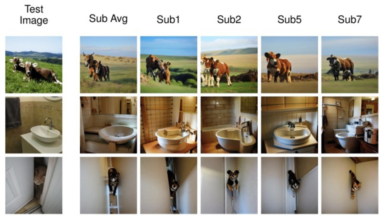 A sinistra: la foto originale, 