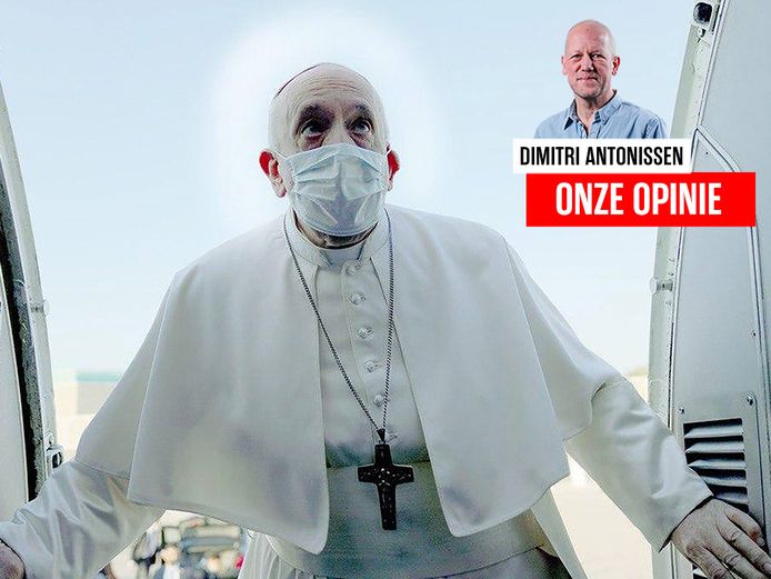 Paus Franciscus tijdens een recent bezoek