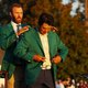 Golfer Matsuyama wint als eerste Japanner de Masters en het daarbij bijbehorende groene jasje
