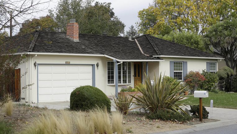 Het huis van Steve Jobs in Los Altos. Beeld AP