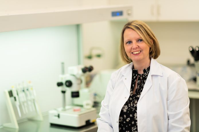 Professor Ellen Goossens op de VUB Health Campus.