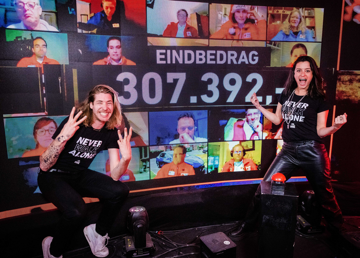 Coronaeditie 3FM Serious Request levert meer dan drie ton op voor Rode