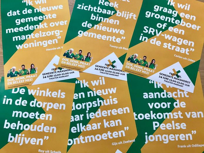 Op weg naar gemeente Maashorst