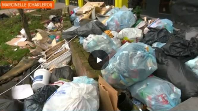 Une montagne de déchets à la Cité Parc de Marcinelle: “1.200 tonnes par an”