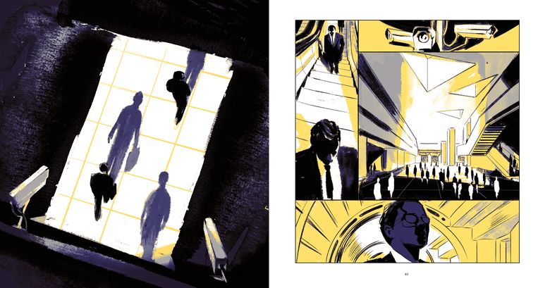 Graphic novel van Xavier Coste naar George Orwells ‘1984'. Beeld 