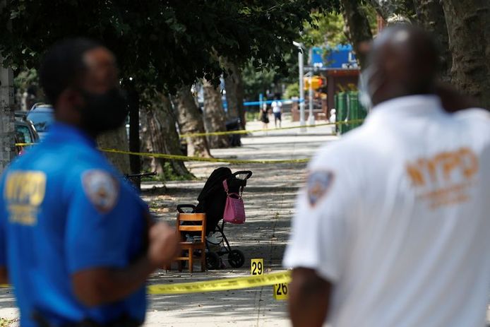 Un enfant âgé d'un an a été tué par balle lundi à New York.