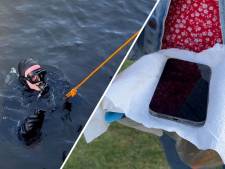 Deborah (26) verliest iPhone in Zwolse gracht: hulp van vader in zwembroek mag niet baten, maar dan schiet Henry te hulp