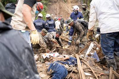 Minstens 11 doden en 35 gewonden bij aardverschuiving in Colombia