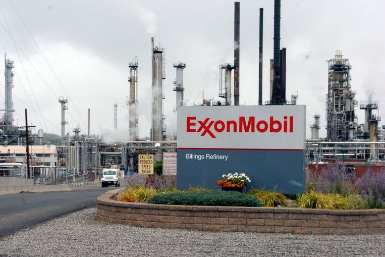 Een raffinaderij van ExxonMobile in het Amerikaanse Billings. Beeld AP