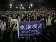 Politie Hongkong arresteert betogers in zwarte kledij tijdens herdenking Tiananmen 