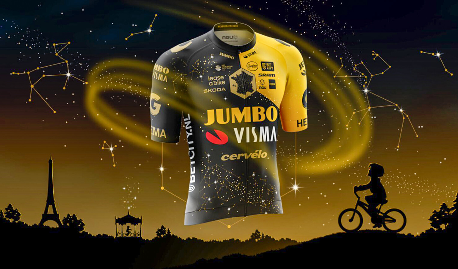 jumbo visma tour de france 2023 kit