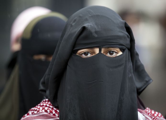 Een vrouw met nikab, foto ter illustratie.