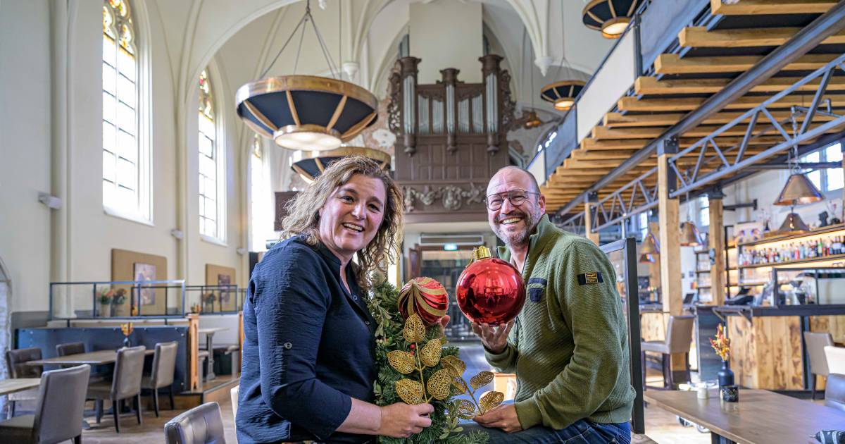 Kerst in oktober? Bij restaurant Onze Kerk in Hooge Zwaluwe kan dat gewoon: 'Misschien wel met kunst