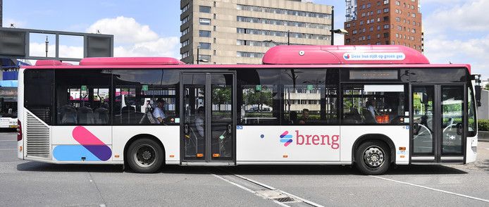 Gasbus van Breng in Nijmegen.