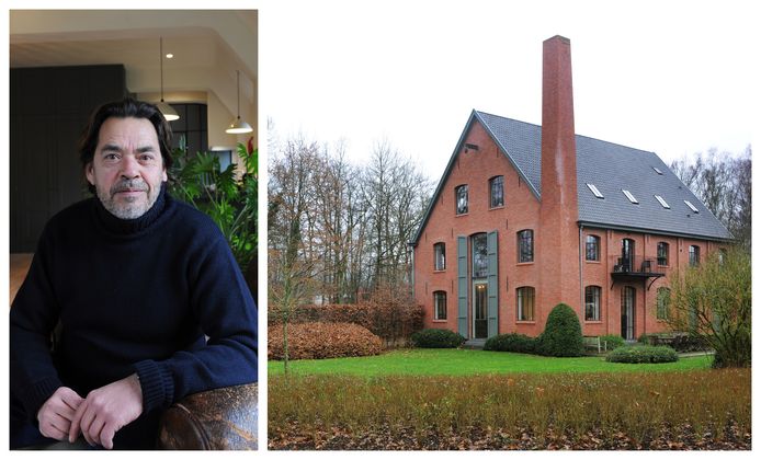 Didier woont op de eerste verdieping van dit statig landhuis.