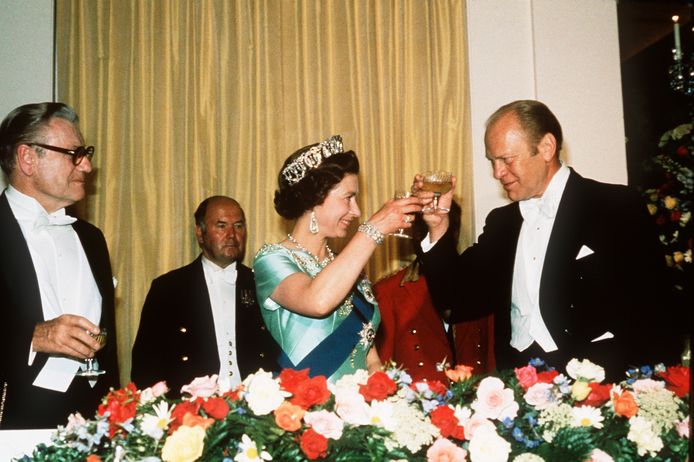 Avec Gerald Ford (7 juillet 1976)