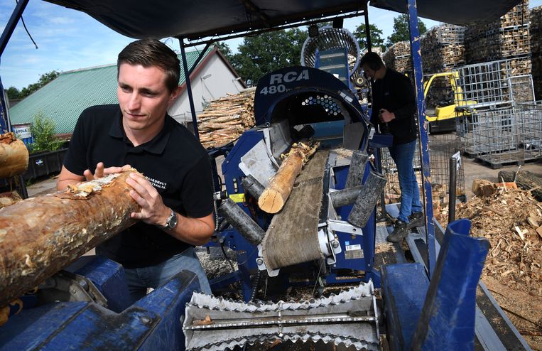 consumer hoards firewood for fear of gas shortages