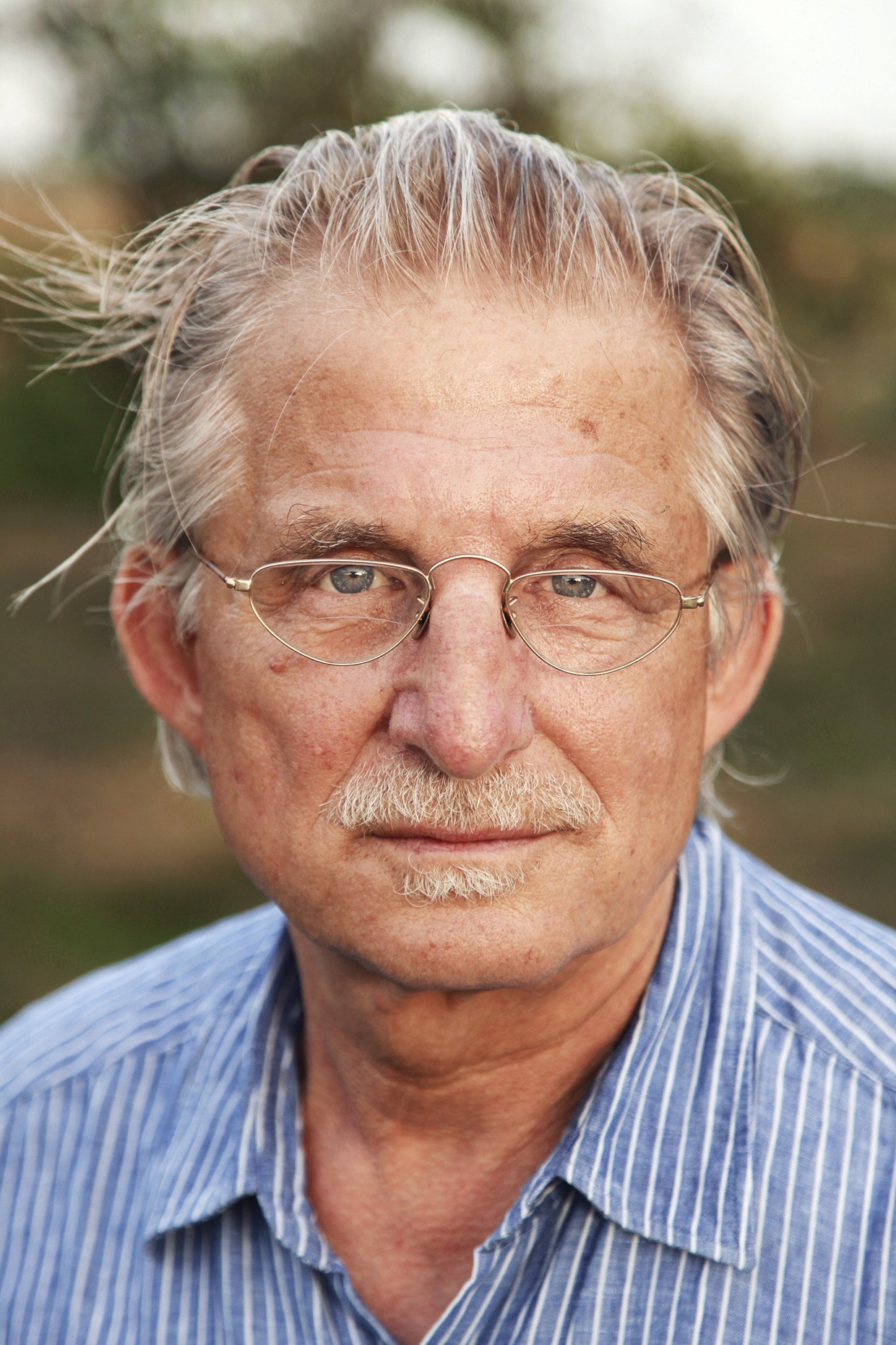 Portret van Frans Bromet in 2012. Beeld Frank Ruiter