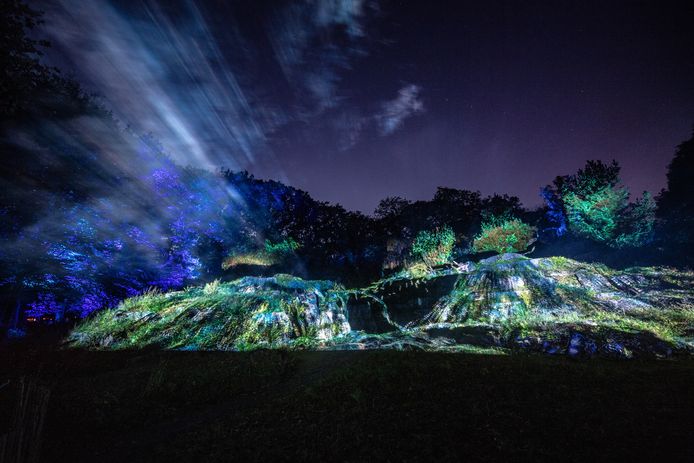 Schemerlichtfestival in park Brakkenstein.