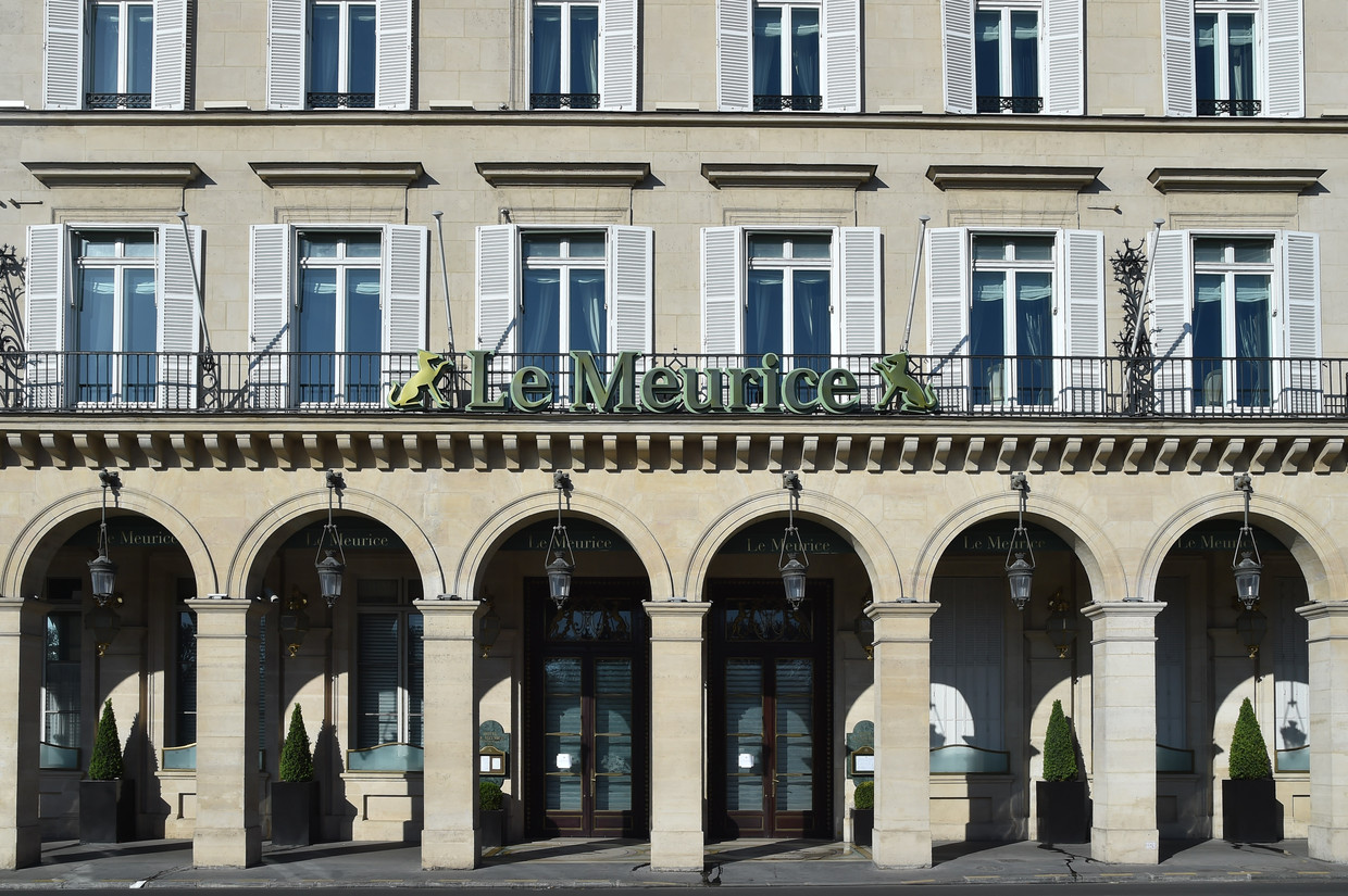 Hotel Le Meurice in Parijs Beeld Corbis via Getty Images
