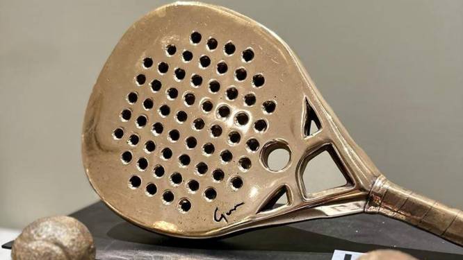 Bronzen racket van liefst 25.000 euro vormt originele extra tijdens Circus Brussels Padel Open