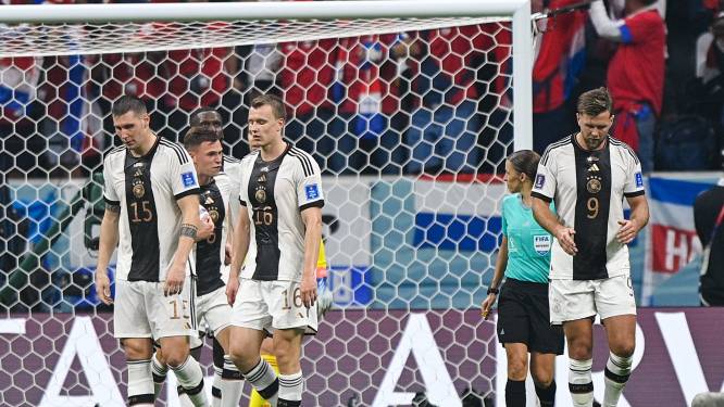 Duitsland ondanks 2-4-overwinning tegen Costa Rica uitgeschakeld, bondscoach Flick blijft na nieuw WK-drama op post, Müller lijkt afscheid te nemen