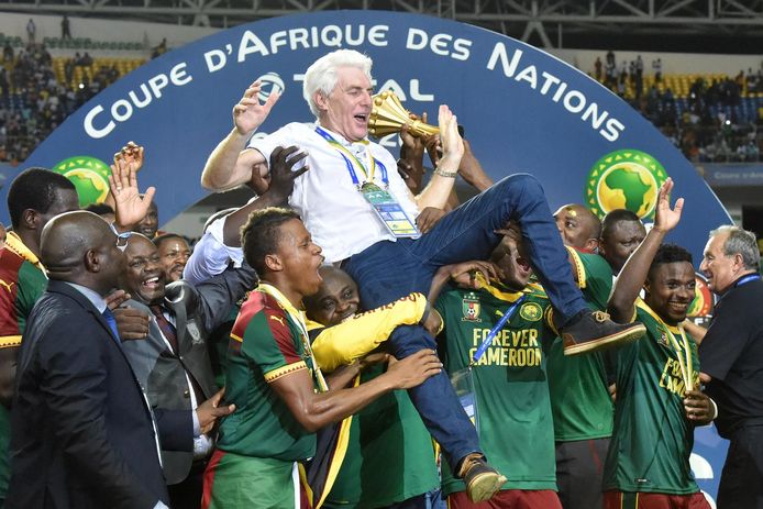 Hugo Broos won in 2017 de Africa Cup met Kameroen.