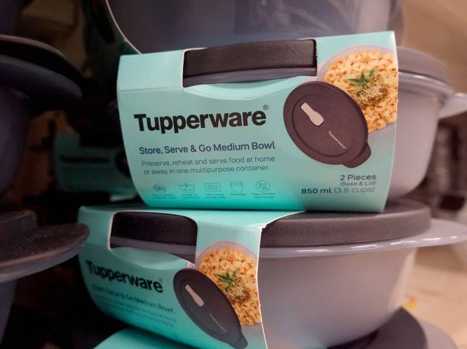 Verkoop bekende plastic vershoudbakjes stort in: Tupperware vraagt faillissement aan