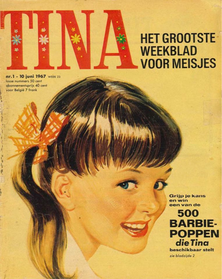 Tijdschrift tina bestaat 55 jaar Beeld Tina