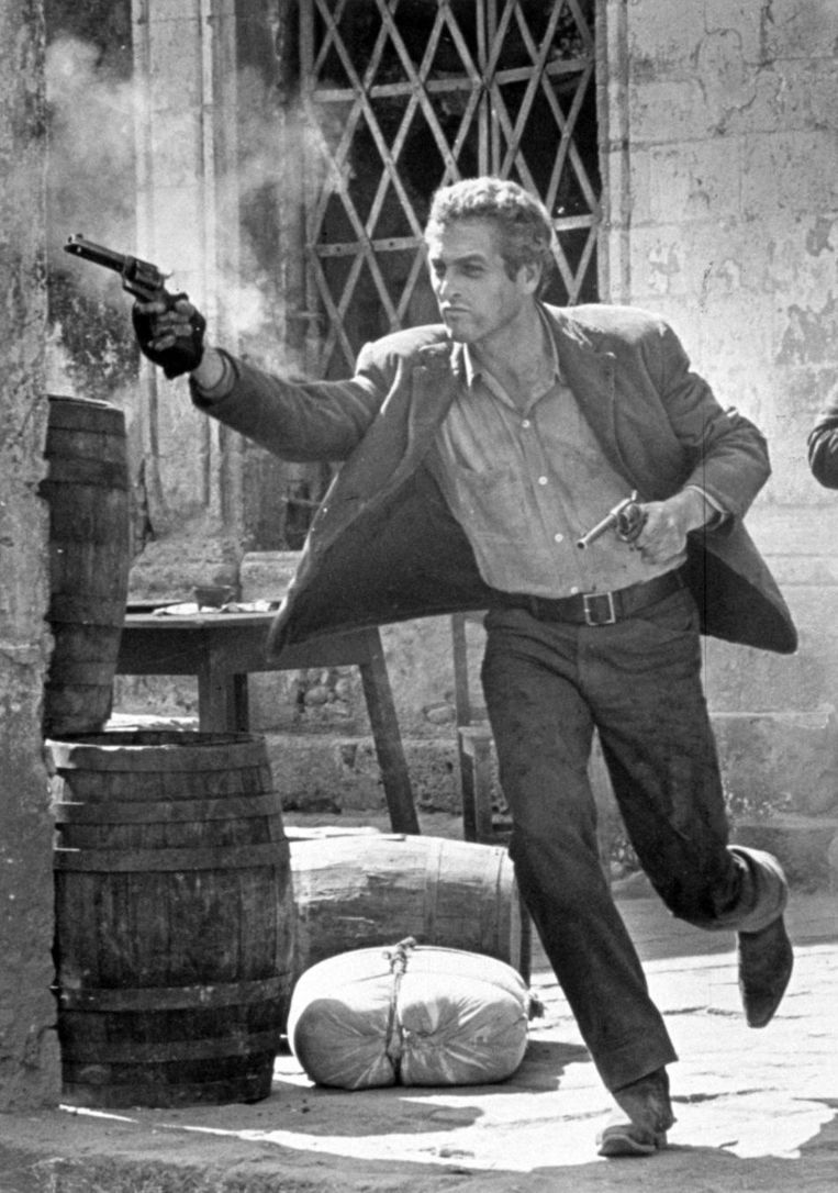 Paul Newman schiet er op los in de westernklassieker Butch Cassidy and the Sundance Kid. Beeld © RV