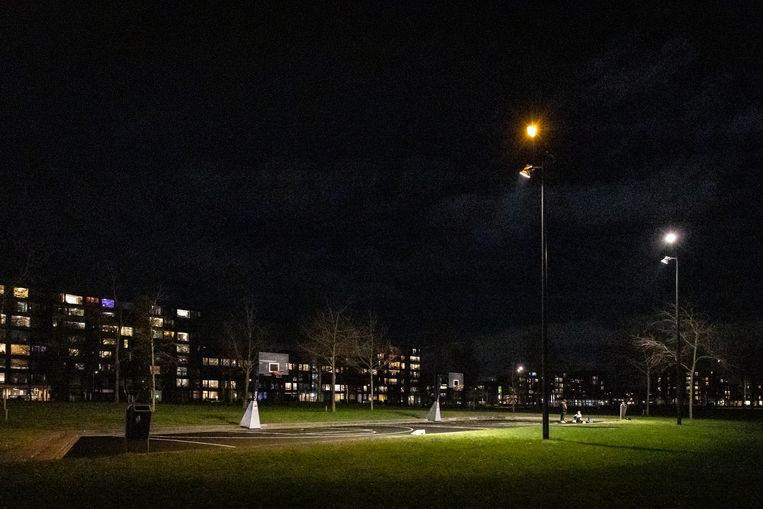 Het Theo van Goghpark. Volgens omwonenden is het 's nachts een 'donker oord'. Beeld Dingena Mol
