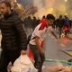 Échte Marokkaanse supporters schiepen orde na de rellen in de Brusselse straten