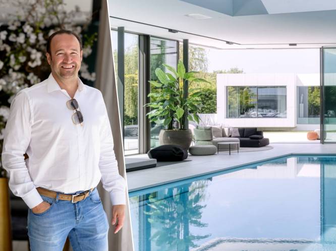 “Met een simpele druk op een knop zakken de raampartijen in de grond”: in de imposante villa van Dirk lopen binnen en buiten in elkaar over