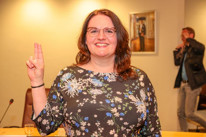 Debbie Mathijsen van de Partij voor de Dieren is een van de nieuwkomers in de raad van Zwolle.