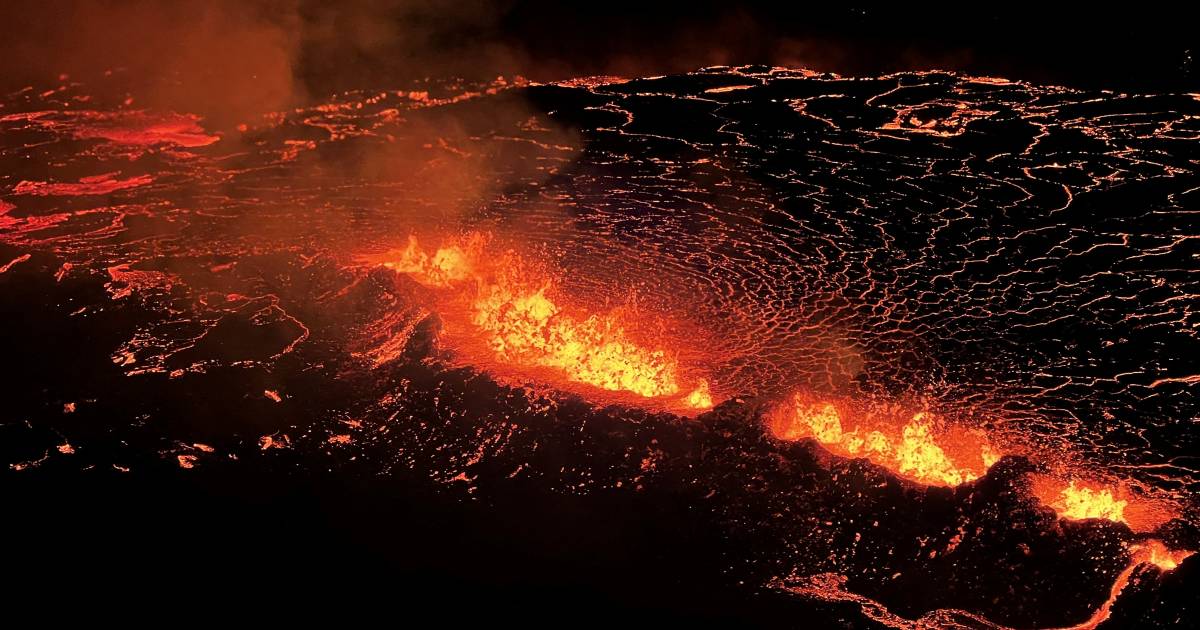 Drie toeristen gewond bij IJslandse vulkaanuitbarsting