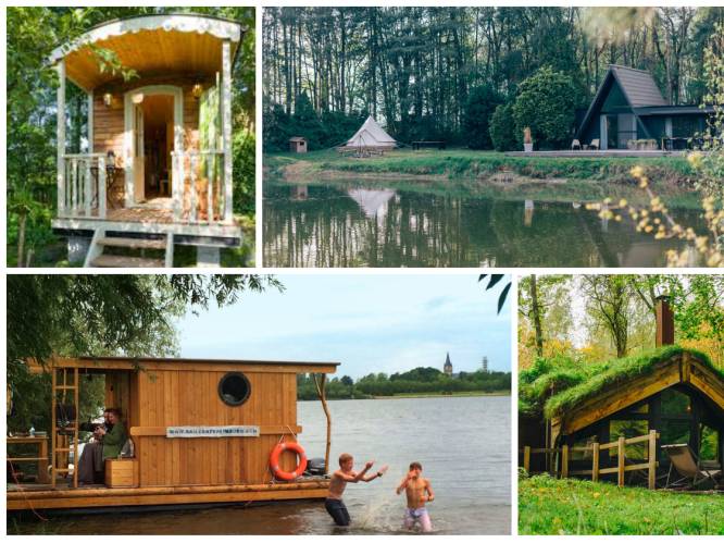 Cabins of tiny houses in eigen land: reisexpert selecteert zeven originele overnachtingsplekjes