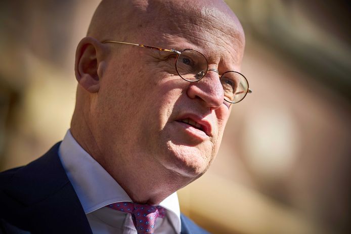 Demissionair Minister Ferdinand Grapperhaus van Justitie en Veiligheid (CDA).