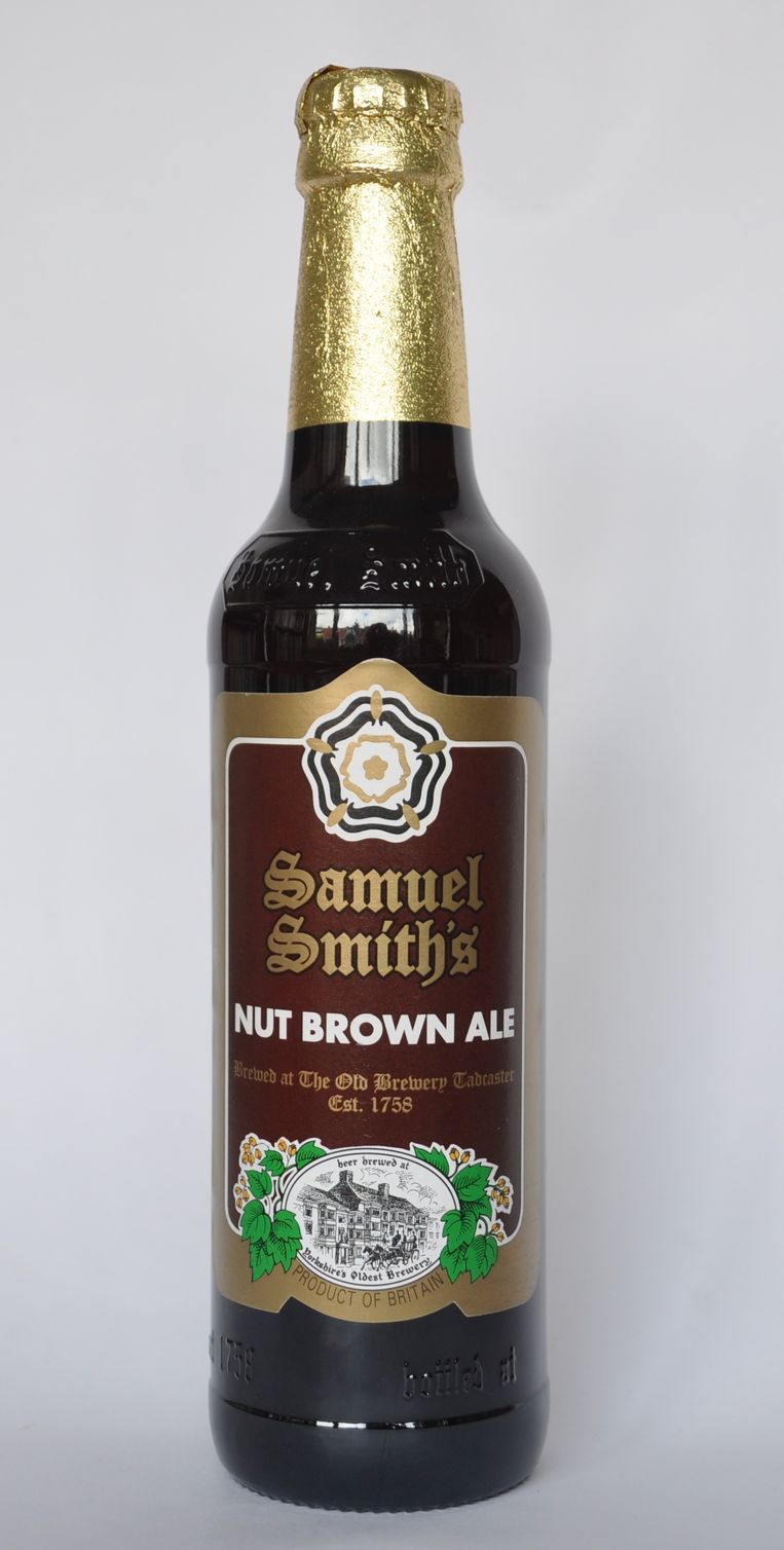 Samuel Smith Nut Brown Ale. Beeld 