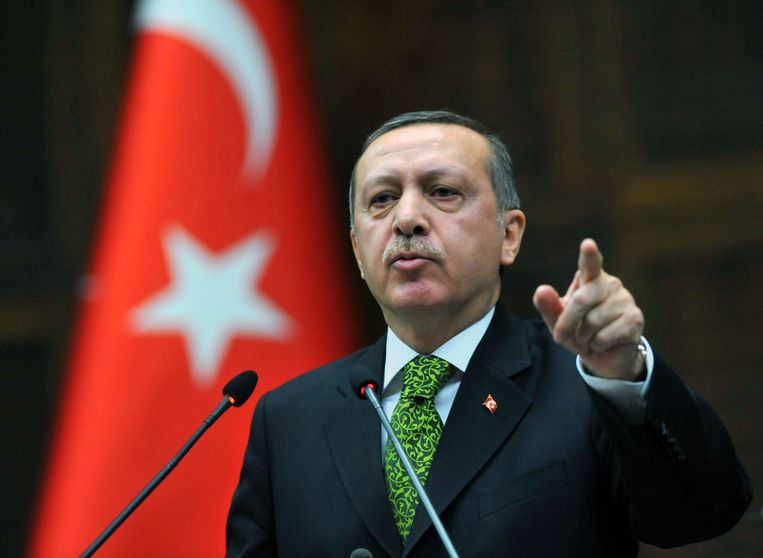 De Turkse president Erdogan. Beeld AP
