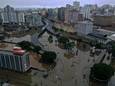 Overstromingen in Porto Alegre.