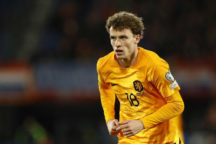 Feyenoorder Mats Wieffer maakte zijn debuut voor Oranje.