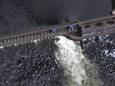 Le barrage de la centrale hydroélectrique de Kakhovka.