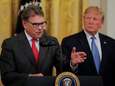 Trump kondigt vertrek van Energieminister Rick Perry aan