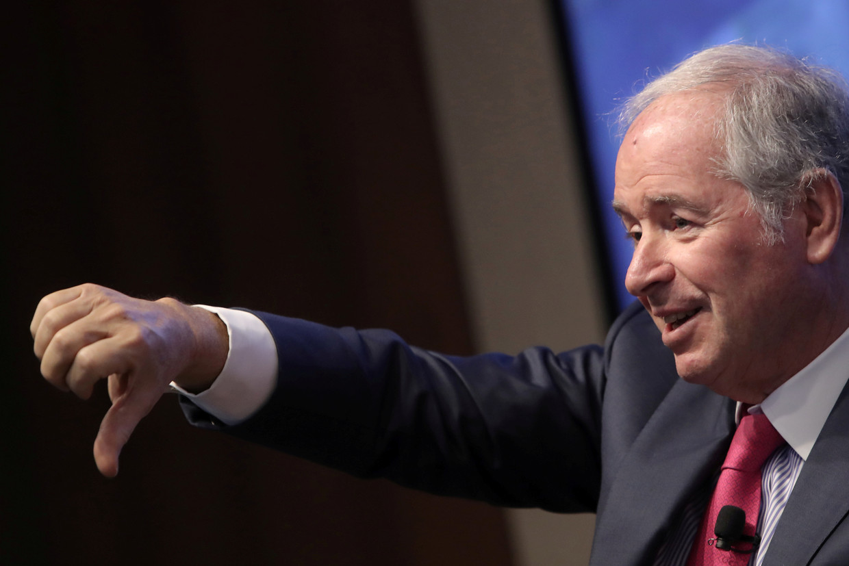 CEO Steve Schwarzman del gruppo Blackstone.  foto Reuters