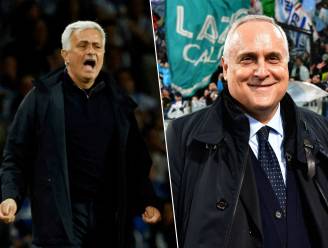 Geschorste Mourinho gaat vol in de clinch met Lazio-voorzitter na verloren derby: “Waar kijk je verdomme naar?”