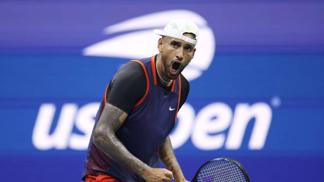 Nick Kyrgios stunt tegen titelverdediger Daniil Medvedev: ‘Als hij zo blijft spelen, kan hij US Open winnen’