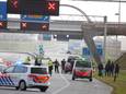 A2 weer open na achtervolging en grote politieactie; één arrestatie