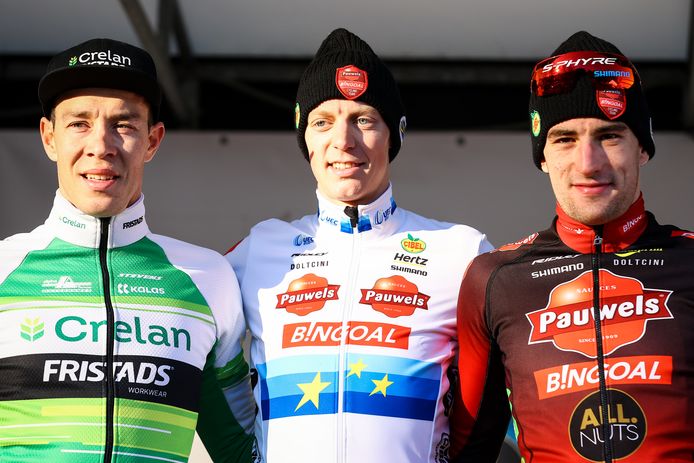 Laurens Sweeck, Michael Vanthourenhout en Ryan Kamp.