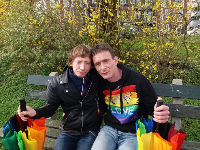 Patryk (links) en Grzegorz